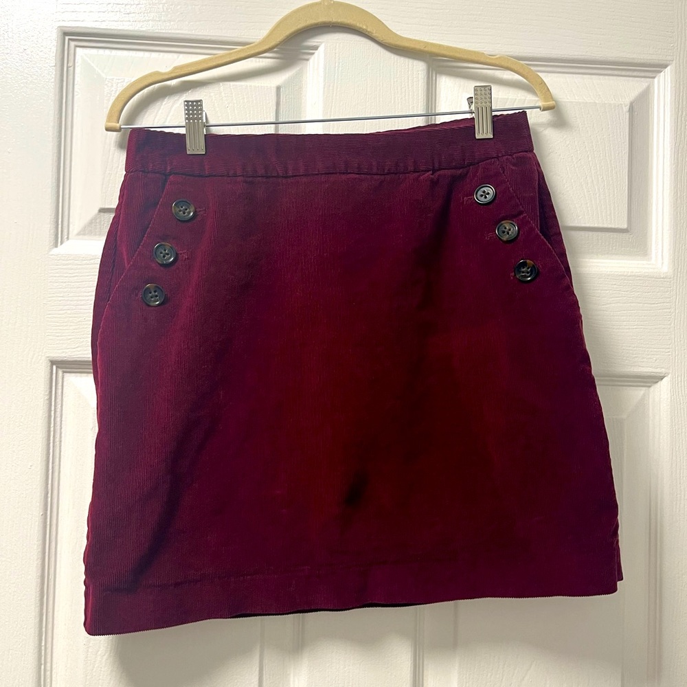 Corduroy Banana Republic Miniskirt Size 6